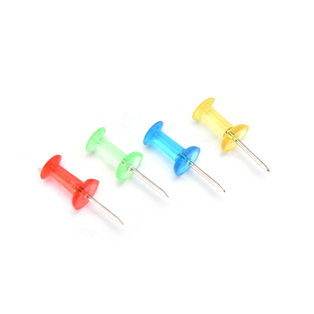 Colorful Transparent I-shaped Nails With Large Head Nails