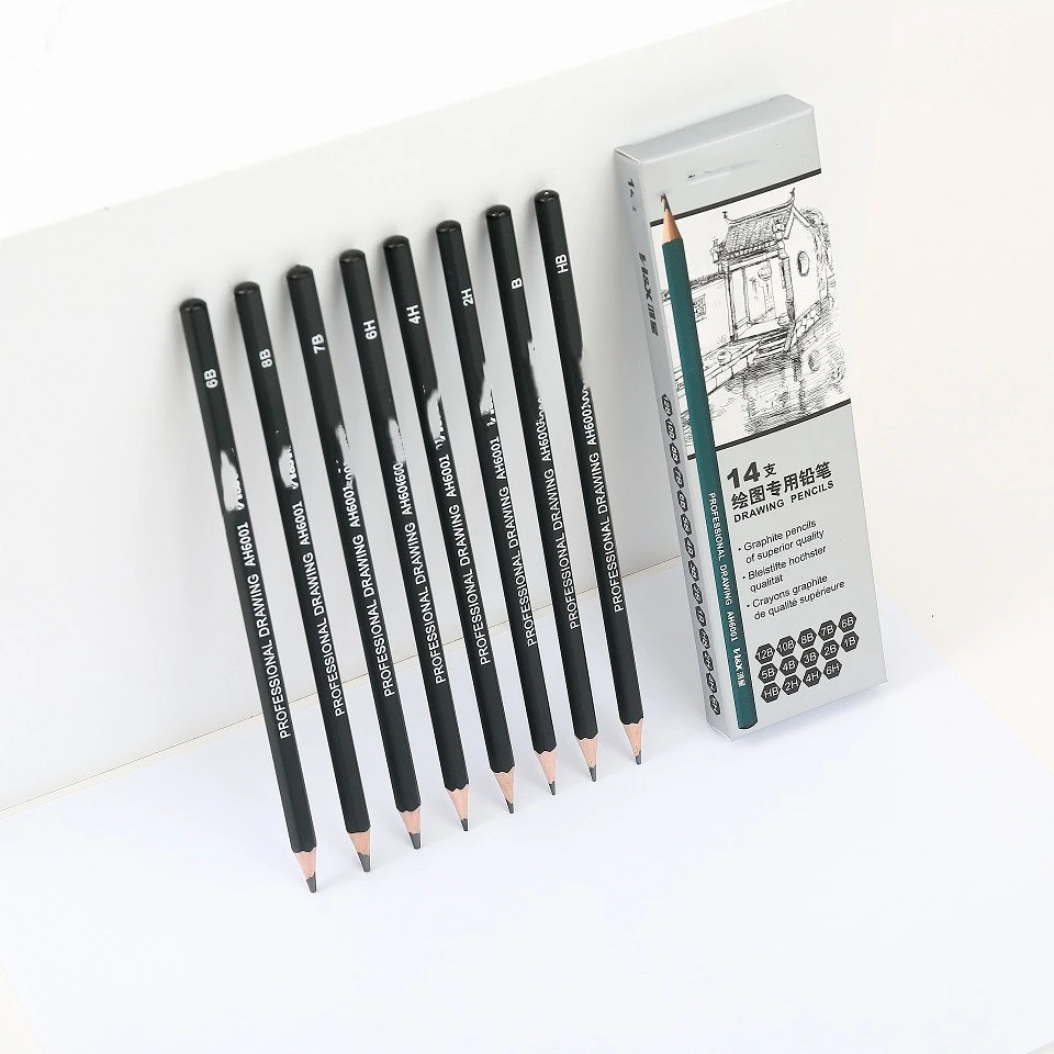 14 Mixed Drawing 14B Sketching Pencil Set