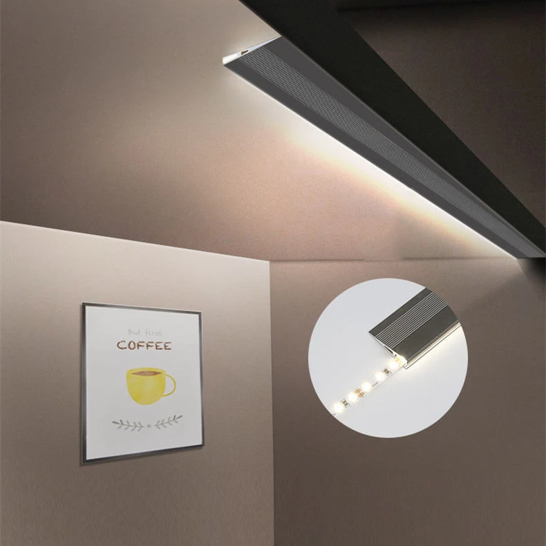 Slot-free Open-fit Slim Cabinet Laminate Light