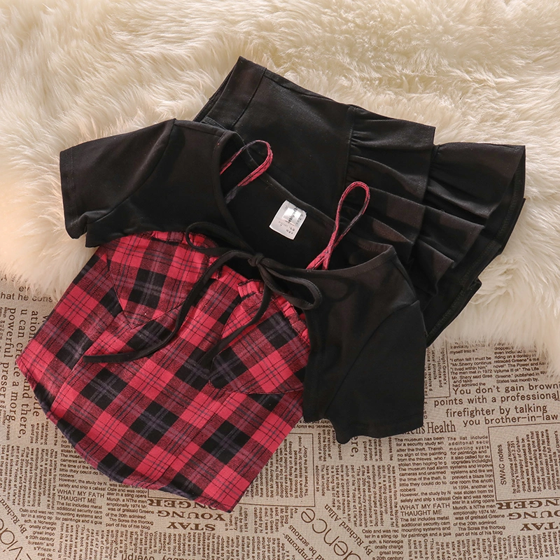 Two Crop Tops And Vests