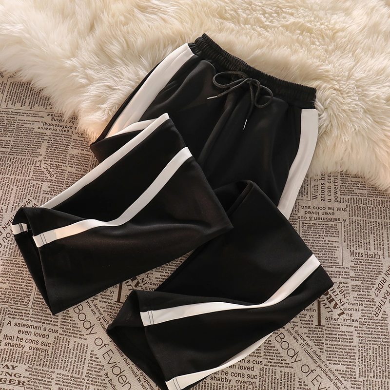 Black White Trousers Size S