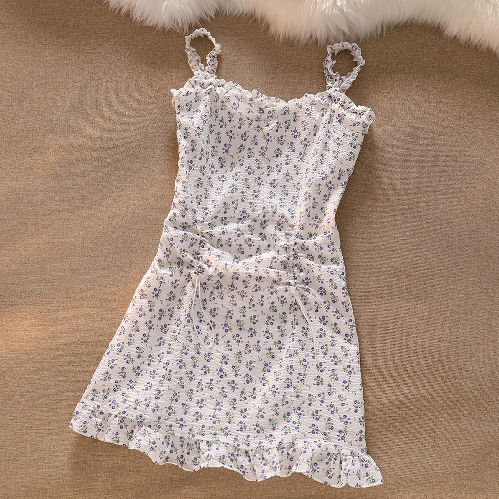 White Pattern Dress
