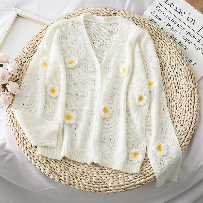 embroidery cardigan