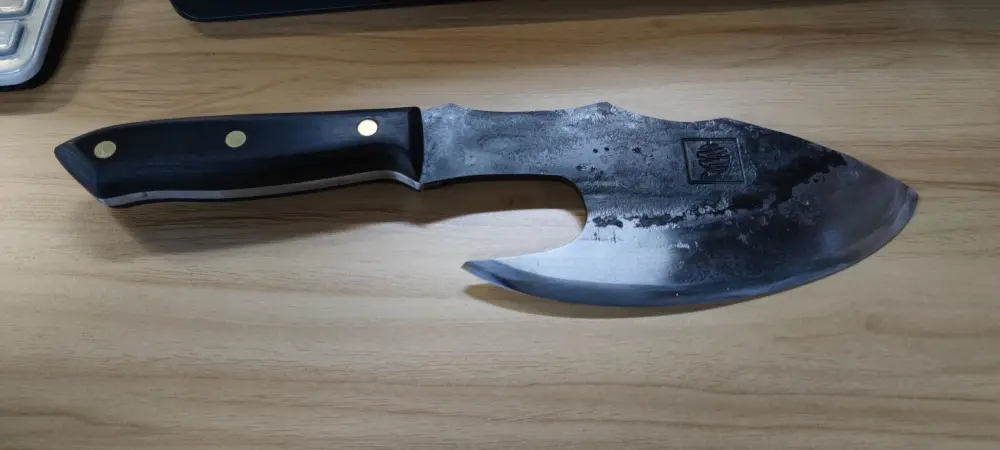 hand forged kitchen knife