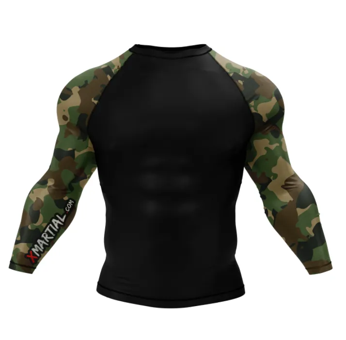 CAMO SLEEVE RASH GUARD - XMARTIAL SLEEVE
