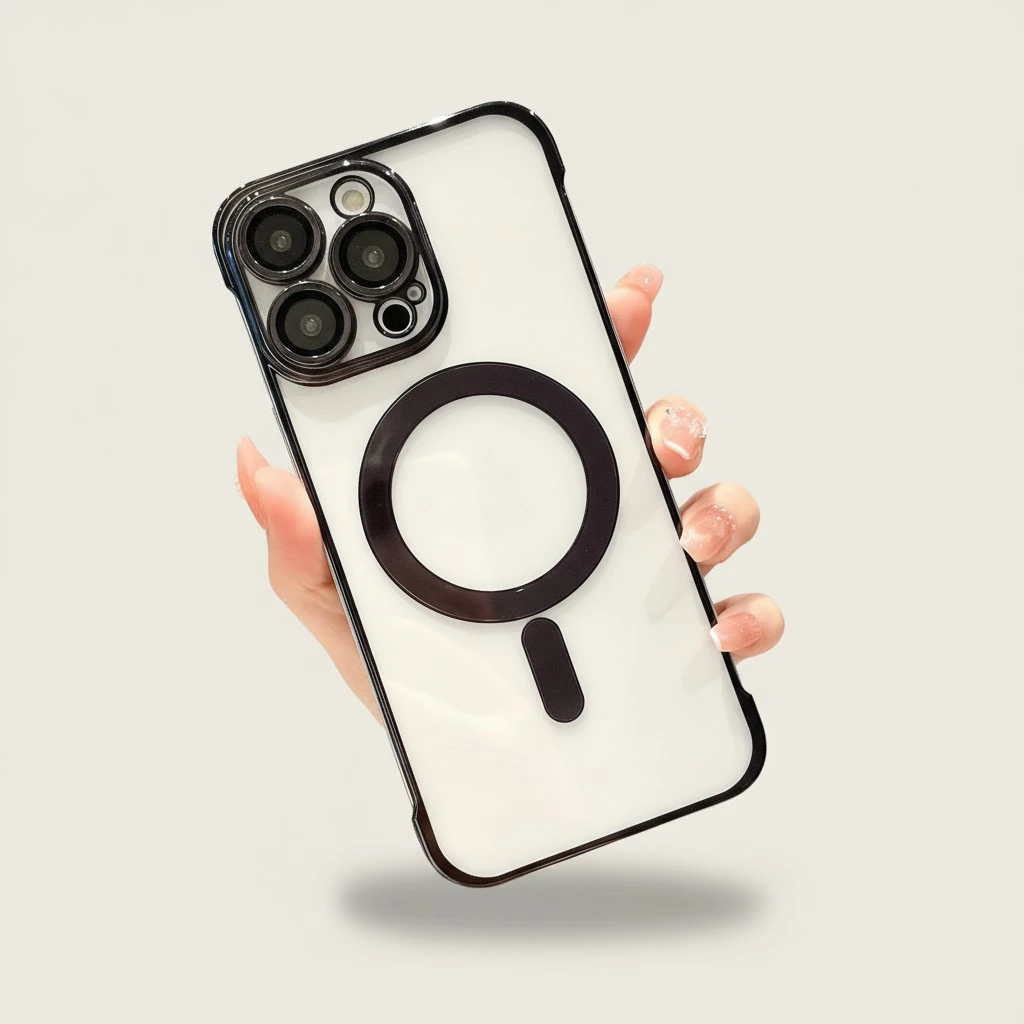 Magnetic Suction Bezel-free Phone Case