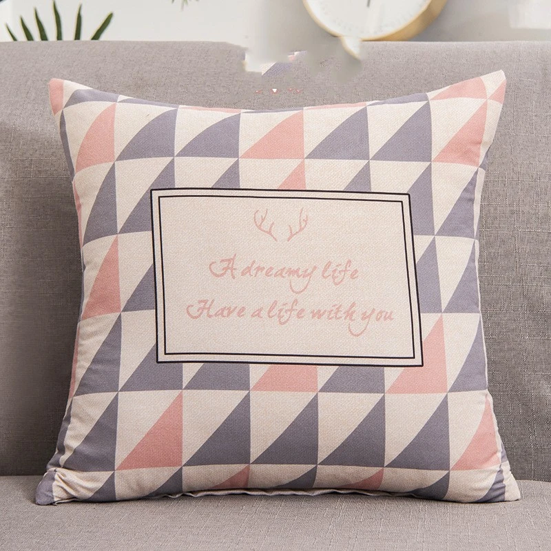 Scandinavian Style Office Nap Pillow Car Lumbar Cushion