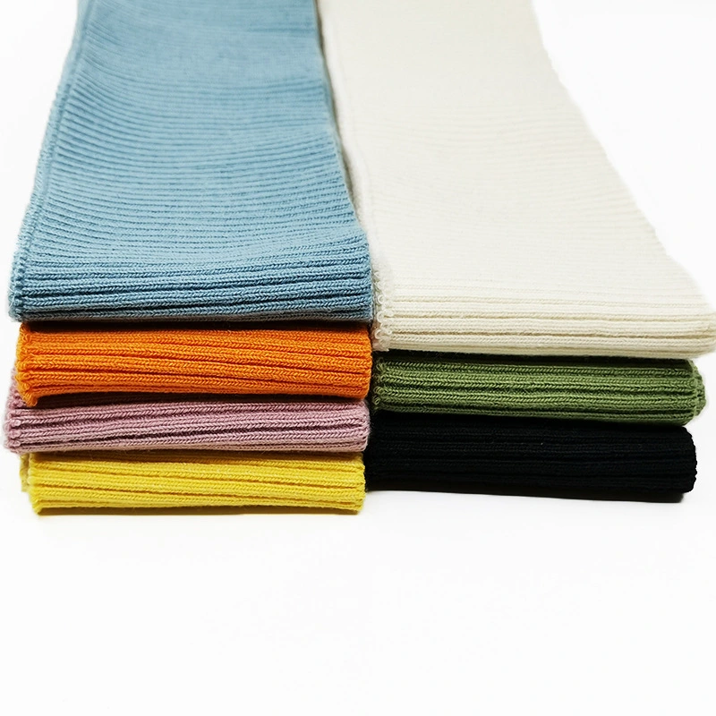 Pure Color Elastic Knitted Fabric