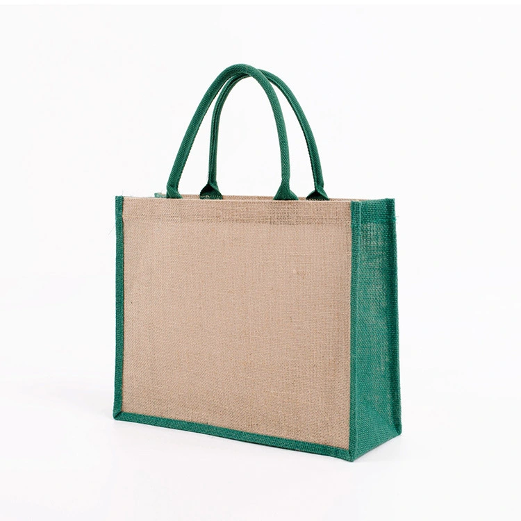 Retro environmentally friendly color jute bag