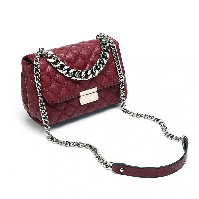 Lingge chain small square bag