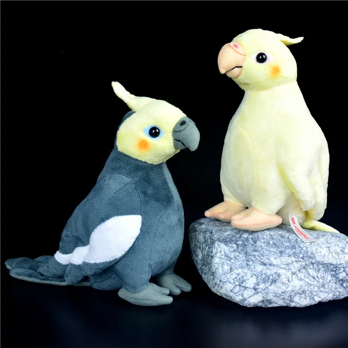 Simulation Little Cockatiel Animal Plush Toy