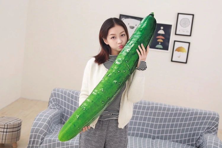 Funny Cucumber Pillow, Creative Plush Toy Doll