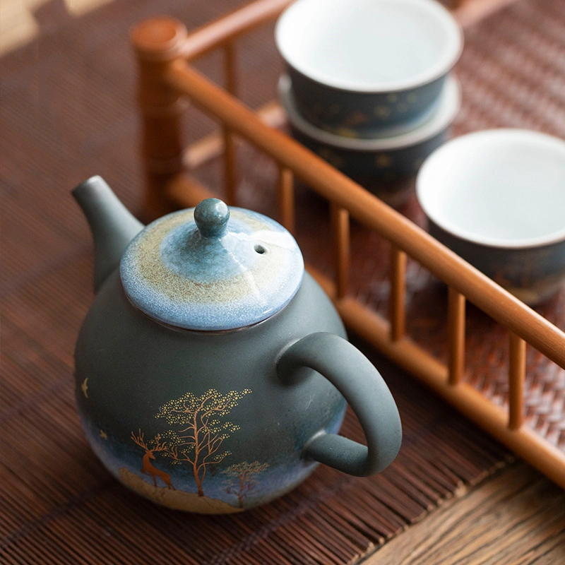 Ceramic Teapot Single Pot Household Kung Fu Tea Set