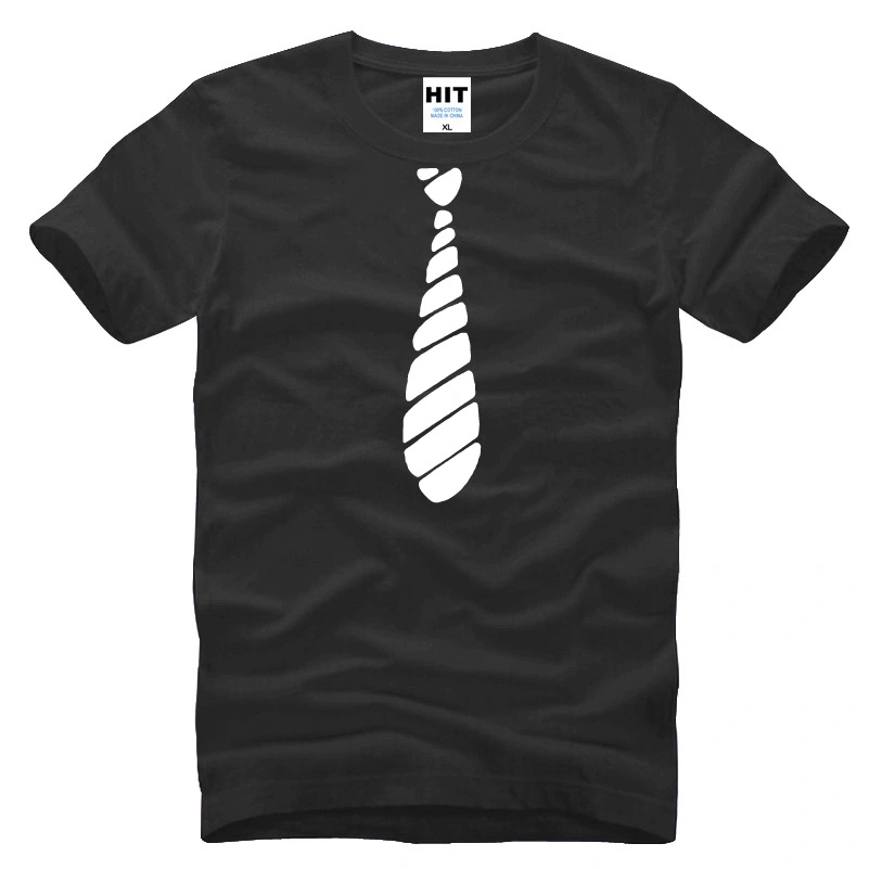 Casual Men's Cotton Printed Short-sleeved T-shirt