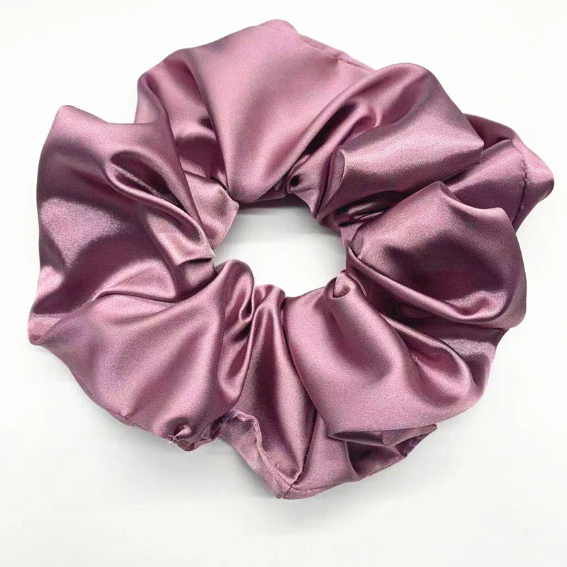 French Girl Silky Satin Large Intestine Hair Tie