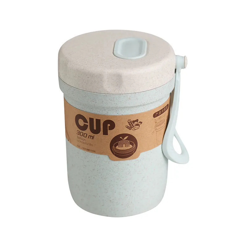 Wheat Straw Cup Soup Cup Breakfast Cup Portable Handy Cup Insulated Water Cup