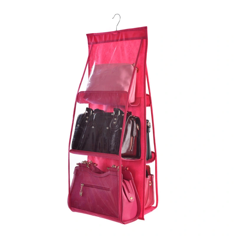 Bag Dust Bag Thickened Double-sided Six-compartment Hanging Storage Bag