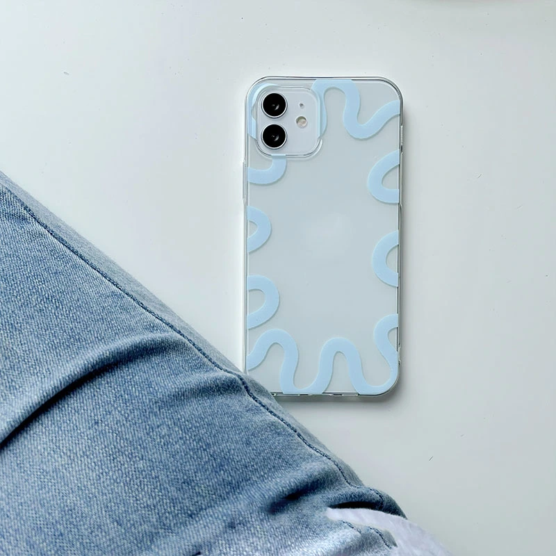 Simple Transparent All-inclusive Plastic Phone Case