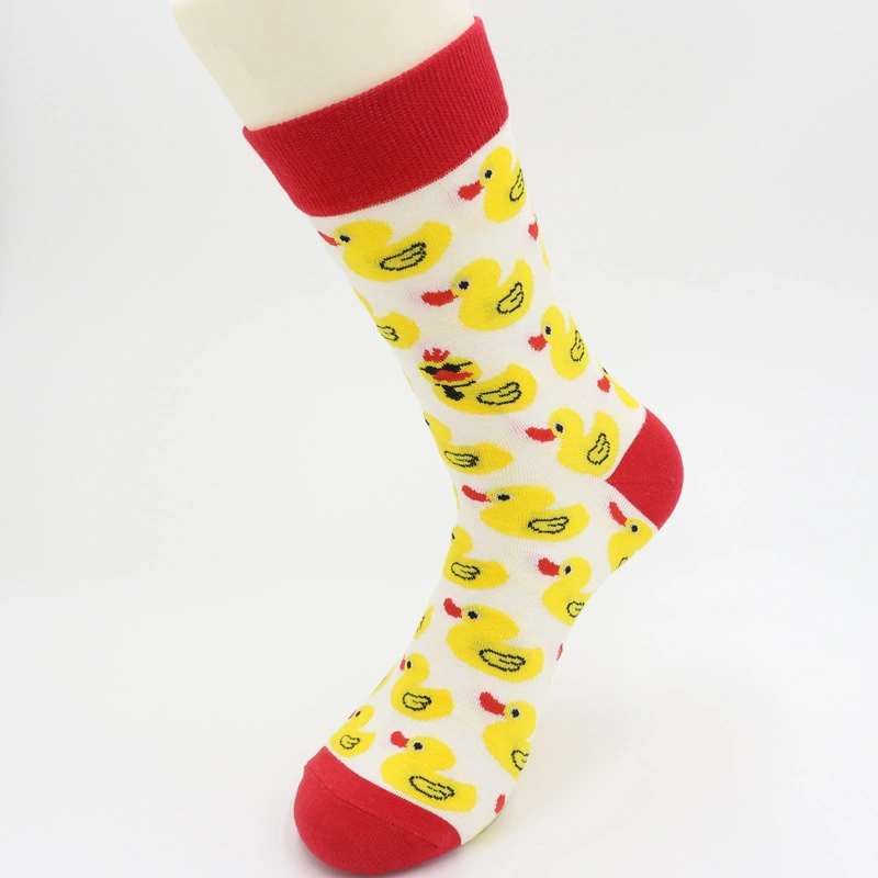 Men's Cotton Socks With Personalized Cartoon Print