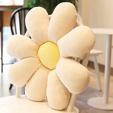 Cartoon Daisy Flower Pillow Plush Toy Tatami Cushion