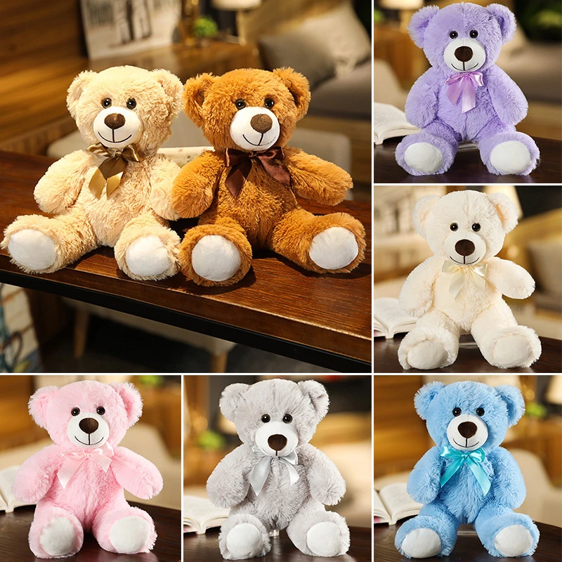 Ribbon Teddy Bear Plush Toy