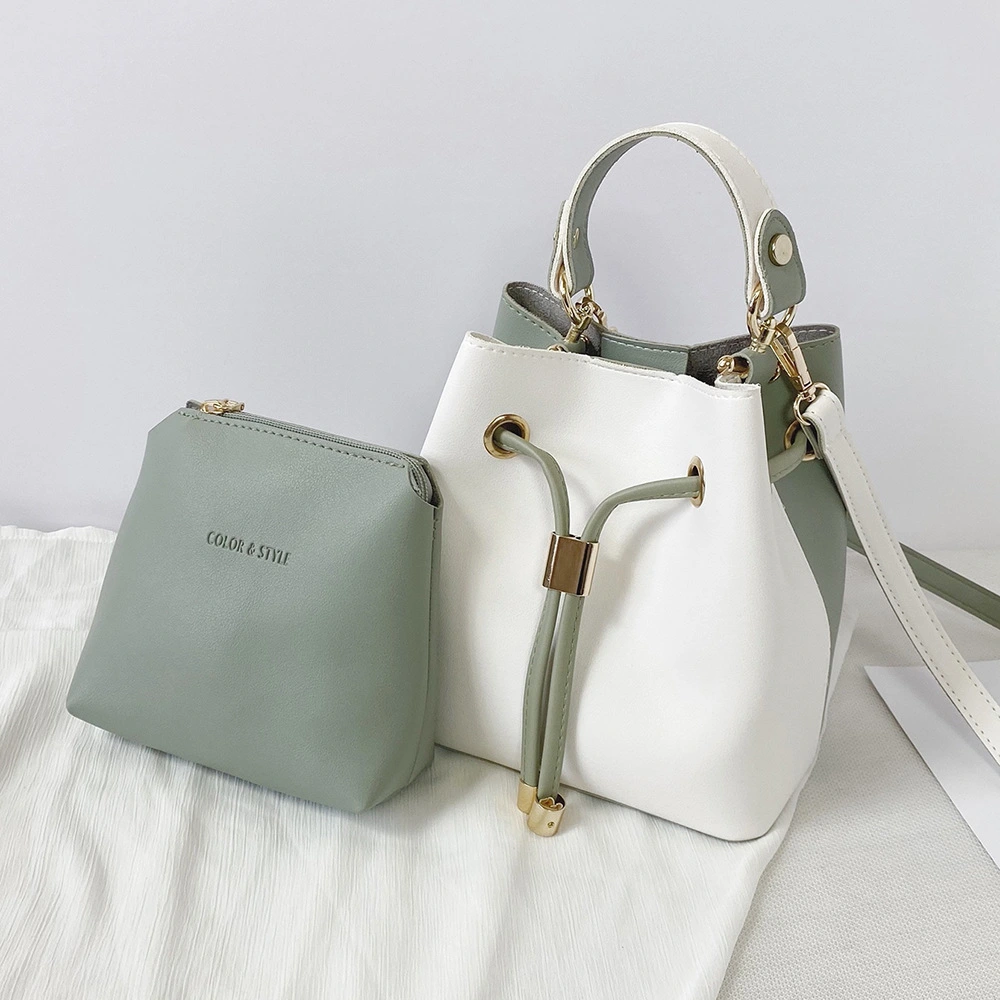 Simple One Shoulder Trendy All Match Bucket Bag