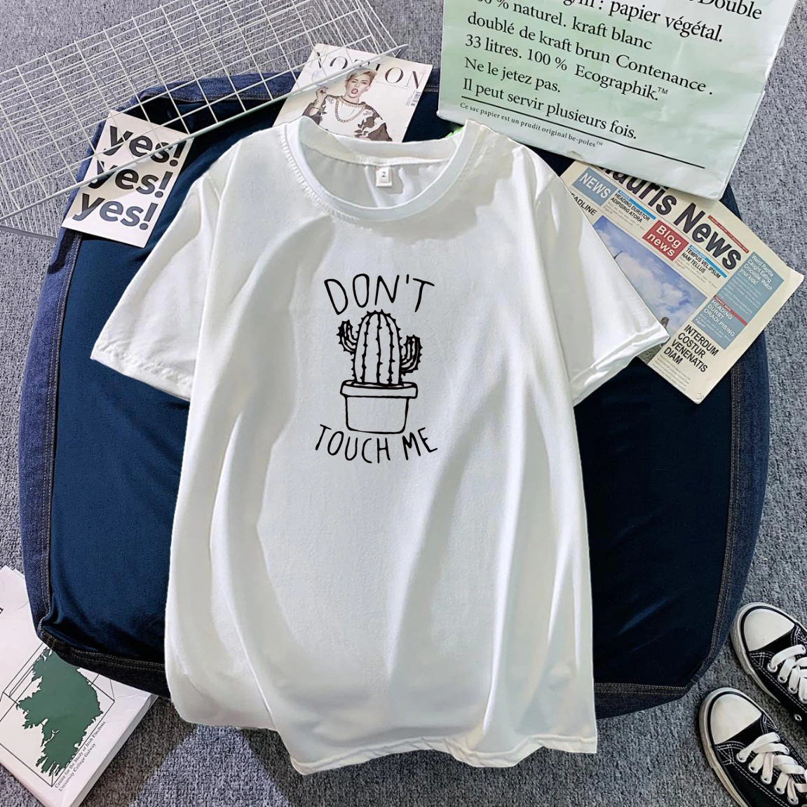 2023 NEW T-shirt female summer student Korean version, loose large size women's wear, casual summer blouse
