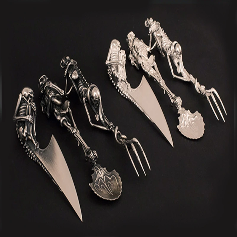 Innovative Fashion Funny Halloween Knife Fork And Spoon Set