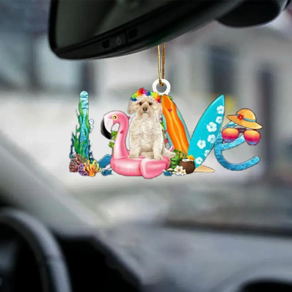 Colorful Car Pendant Interior Rearview Mirror Decoration