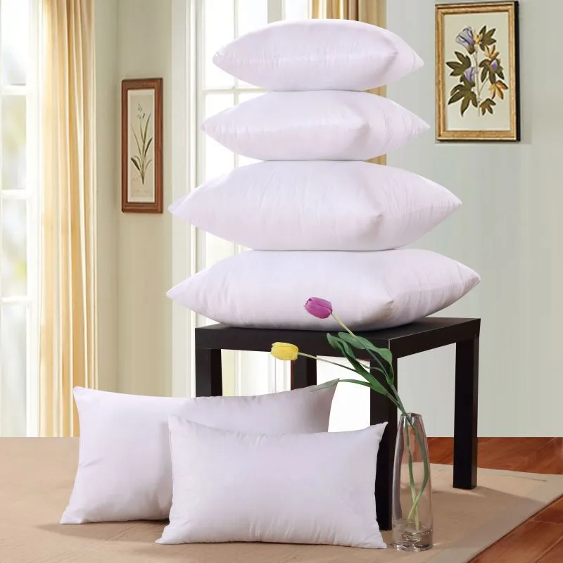 Brushed Cloth Pillow Core, Waist Cushion Core, Pure White, Vacuum Compression Pillow Customization