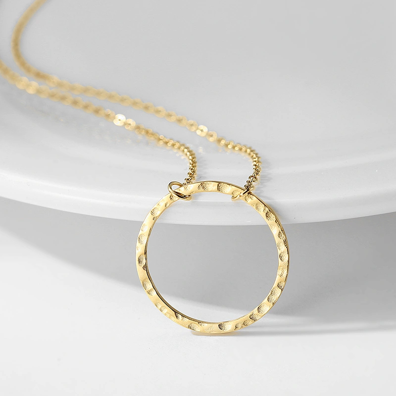 Goldplated Casting Minimalist Cold Wind Fashion Pendant Jewelry