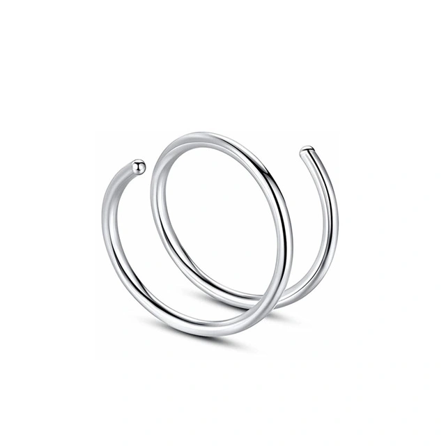 Man Women Septum Piercing Nose Ring Lip Ring Earrings