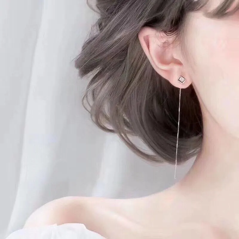 Women's Fashion Mermaid Tail Sterling Silver Ear Wire