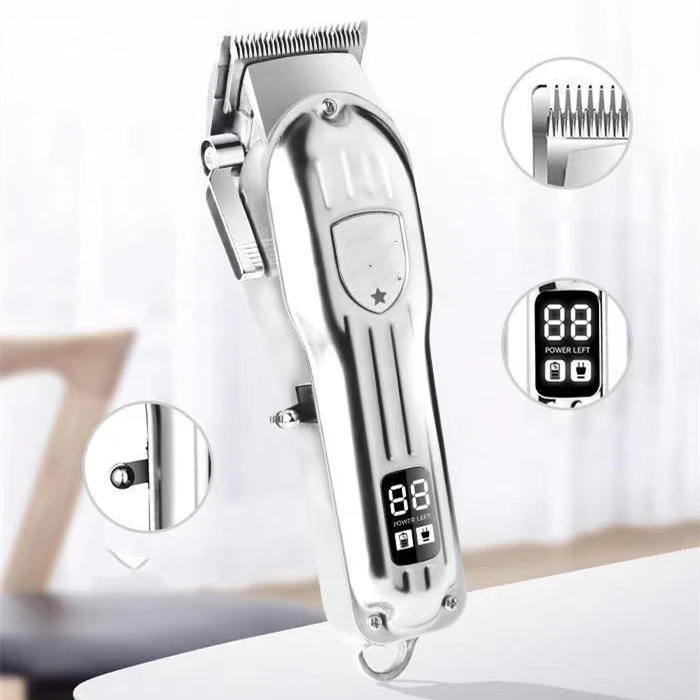 Electric Scissors USB Charging Oil Head LCD Hair Clipper