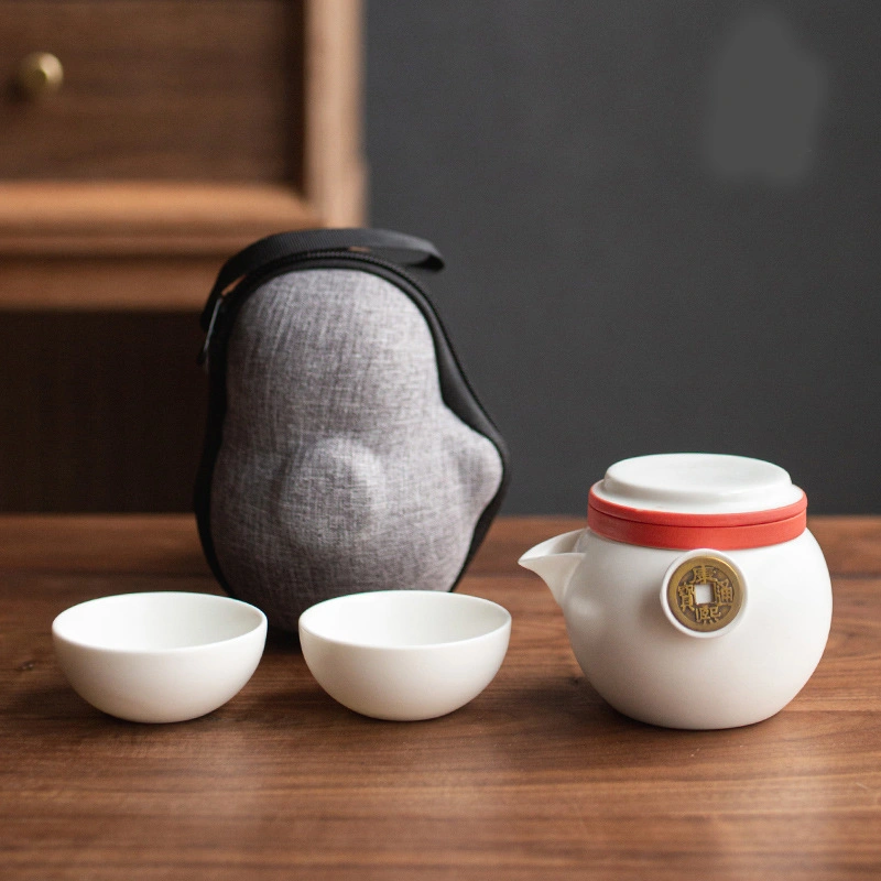 Portable Outdoor Travel Ceramic Tea Set