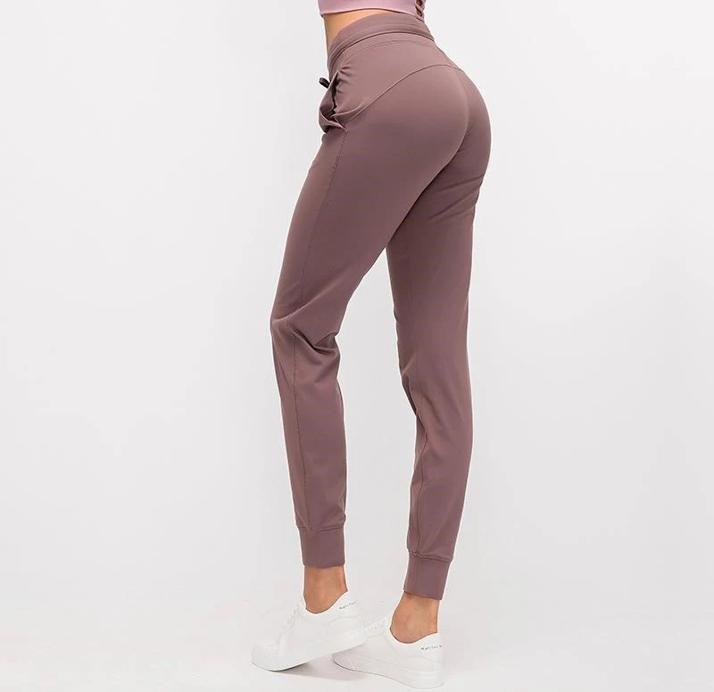 High Sense Of New Winter Naked Yoga Pants Waist Thin Beam Le