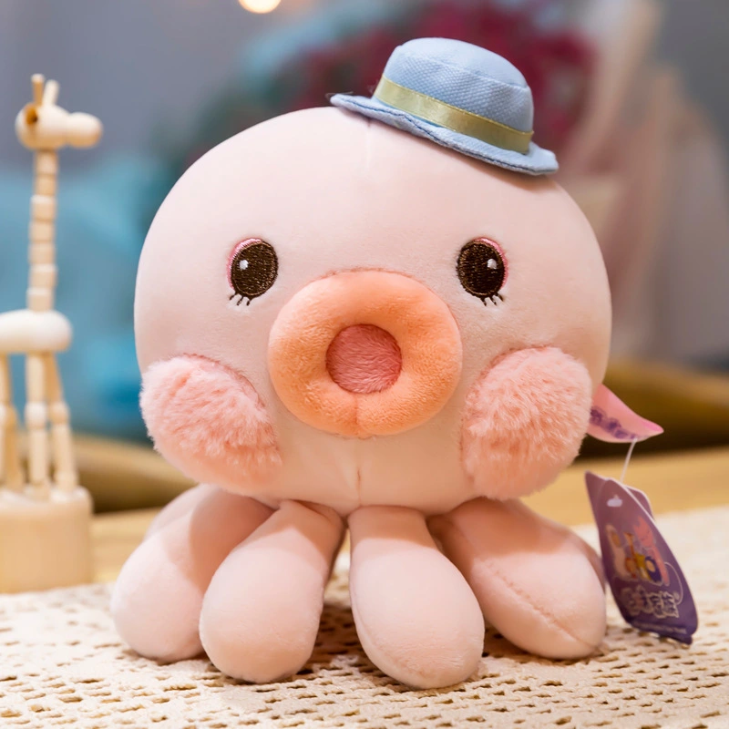 Doll Wholesale Octopus Plush Toy Cute Cartoon Birthday Gift Customization