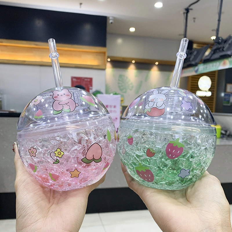 Bailiyou Creative Fashion Round Earth Cold Drink Ice Cup