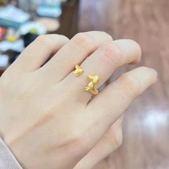 Cute Frosted Simple Versatile Ring