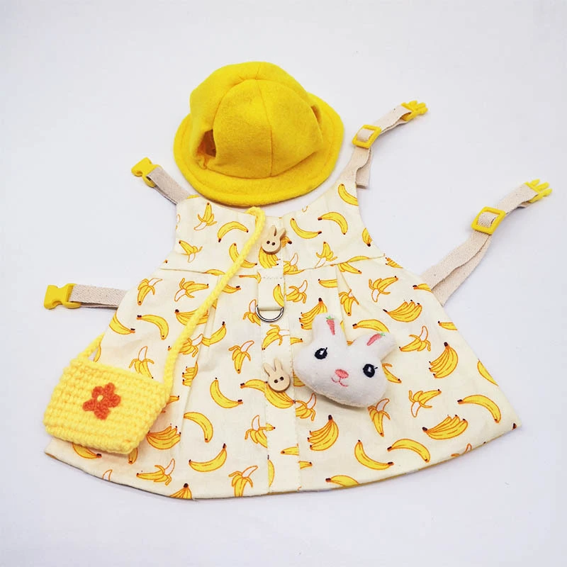 Pet Rabbit Rabbit Garden Small Banana Clothes  Traction Rope