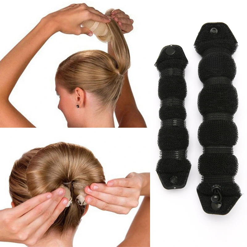 Women's Sponge Meatball Head Set Hair Tool