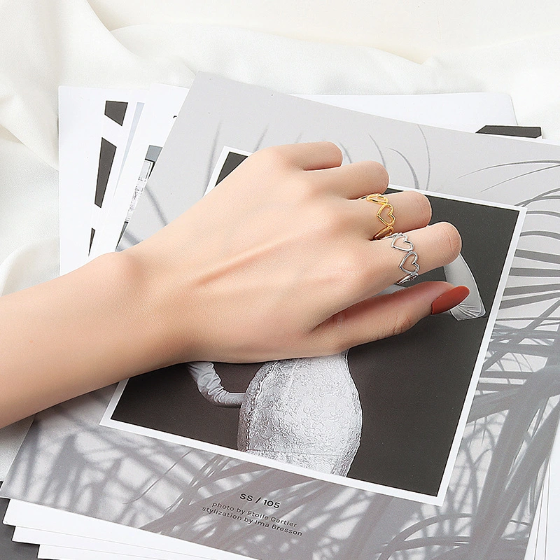 Hollow Love Ring Female Fashion Personality Index Finger