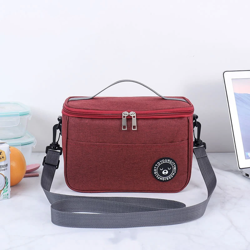 Lunch Box Tote Bag With Meal For Work