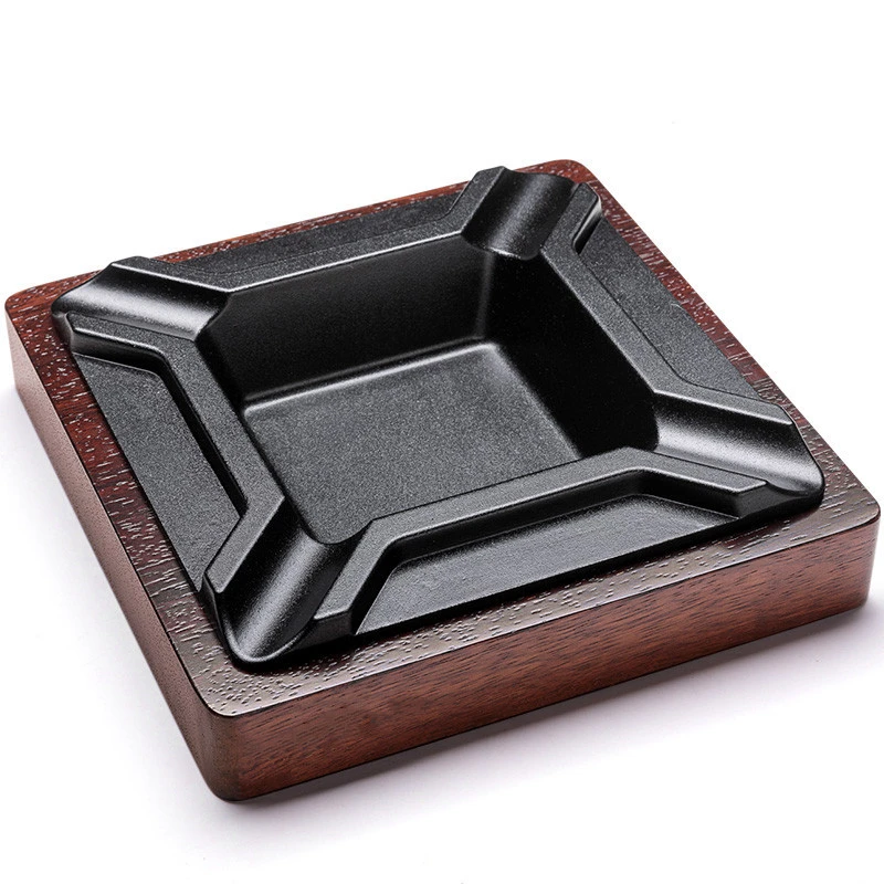 Metal Large-caliber Cigar Special Smoke Tank Household Large Ashtray