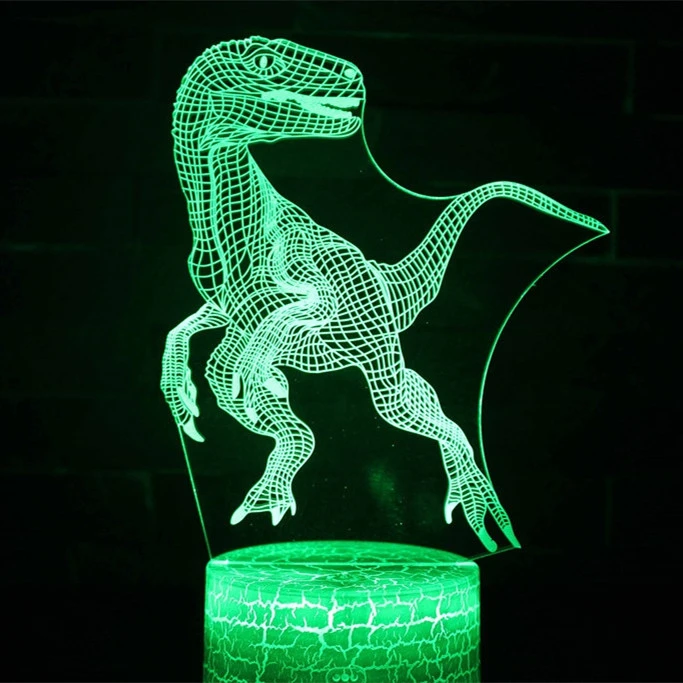 Dinosaur Touch Seven-color Night Light