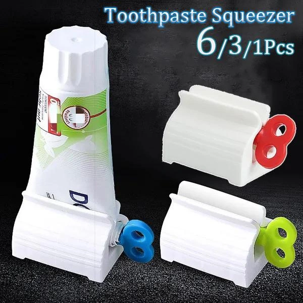 Automatic toothpaste squeeze artifact lazy squeezer clip facial cleanser manual milking cream wall mounted shelf