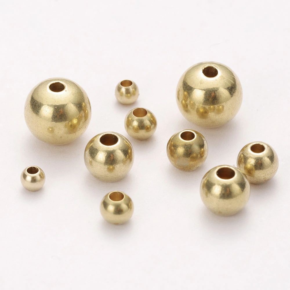 Smooth Straight Hole Round Loose Beads