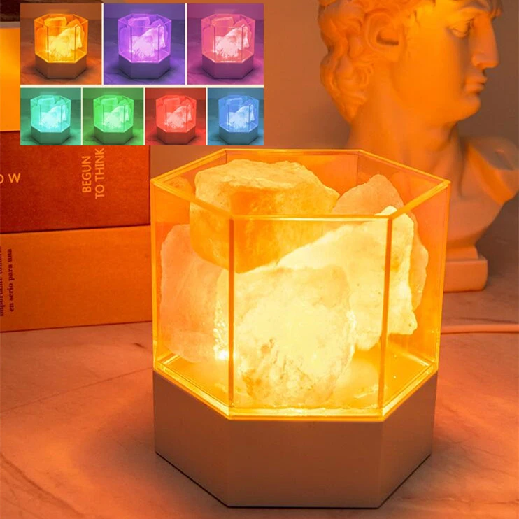 Creative Gift Girl Bedroom Salt Stone Night Light