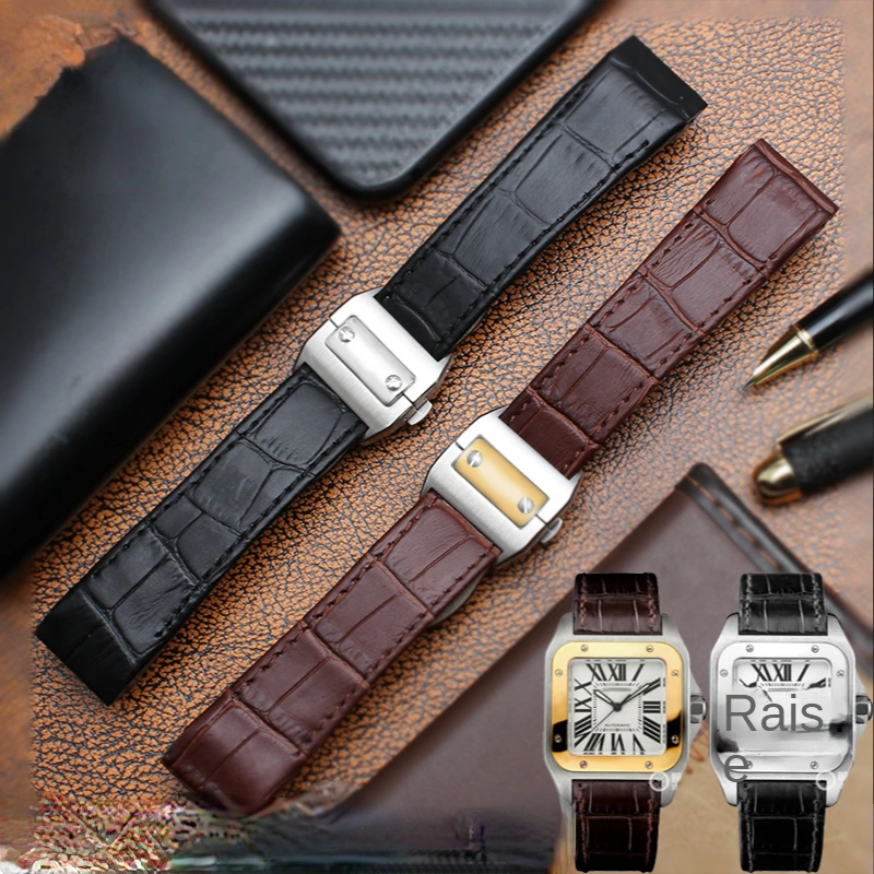 Substitute Santos Santos 100 Men's And Women's Watch Band