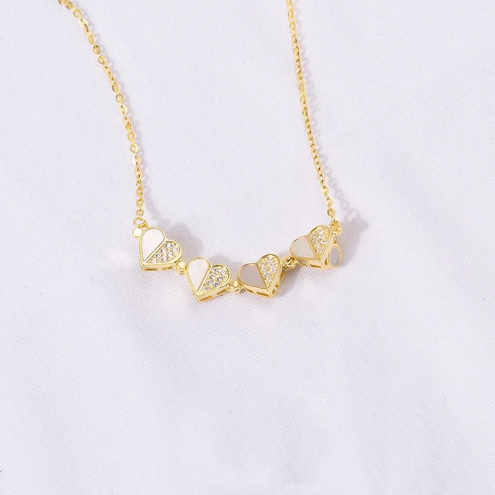Lucky Necklace Design Light Luxury Love Clavicle Chain Women
